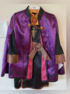 Disney Girls Frozen 2 Anna Costume NWT Size 9/10